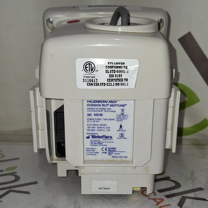 Teleflex Medical Hudson RCI Neptune Heated Humidifier