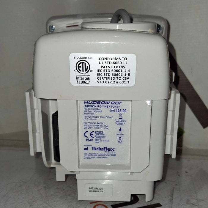Teleflex Medical Hudson RCI Neptune Heated Humidifier
