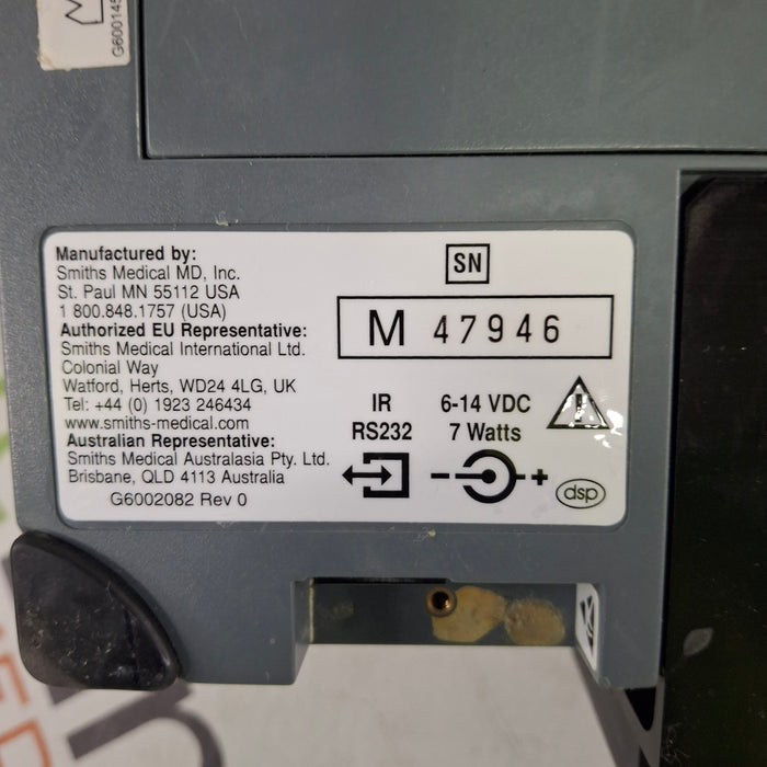 Smiths Medical Medfusion 3500 Version 4 Syringe Infusion Pump