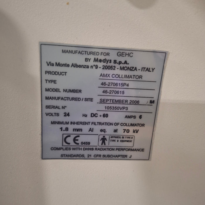 GE Healthcare AMX 4 Plus Portable X-Ray Unit