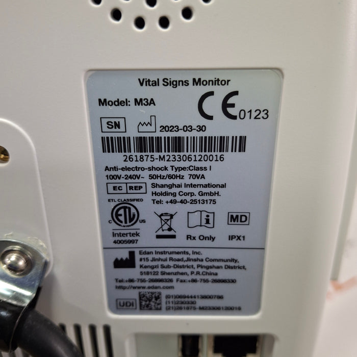 Edan M3A Vital Signs Monitor