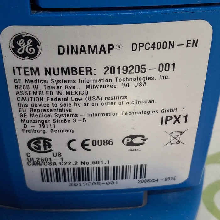 GE Healthcare Dinamap ProCare 400 Patient Monitor