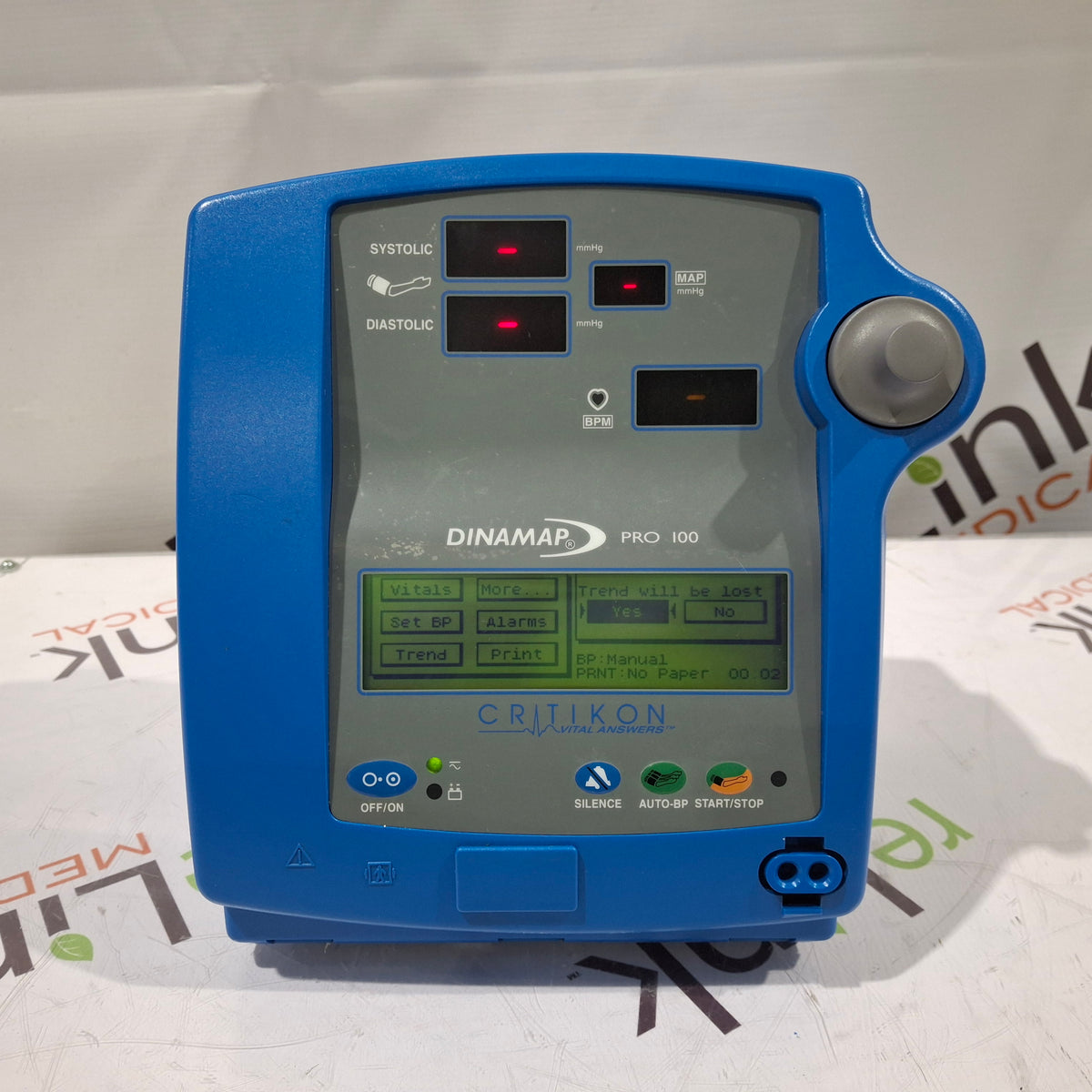 Dyno Map Machine GE Healthcare Dinamap Pro 100 Vital Signs Monitor