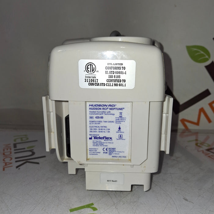 Teleflex Medical Hudson RCI Neptune Heated Humidifier