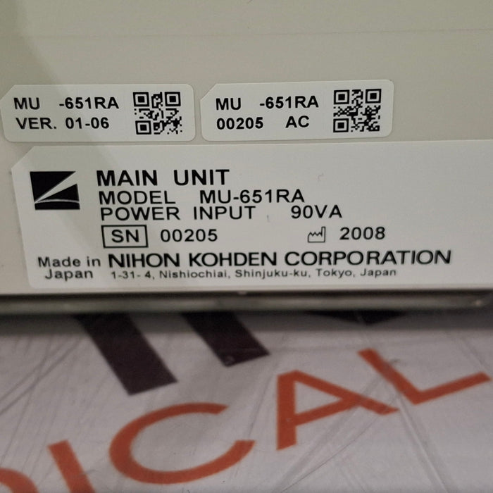 Nihon Kohden BSM-6501A Patient Monitor