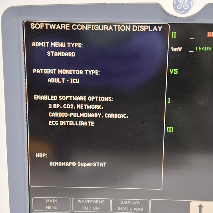 GE Healthcare Dash 5000 - GE/Nellcor SpO2 Patient Monitor