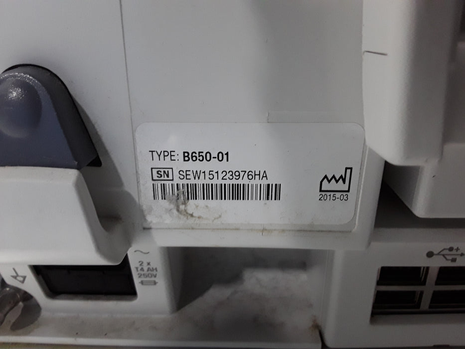 GE Healthcare Carescape B650 Critical Care Patient Monitor