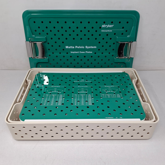 Stryker 901681 Matta Pelvic System Implant Case Plates