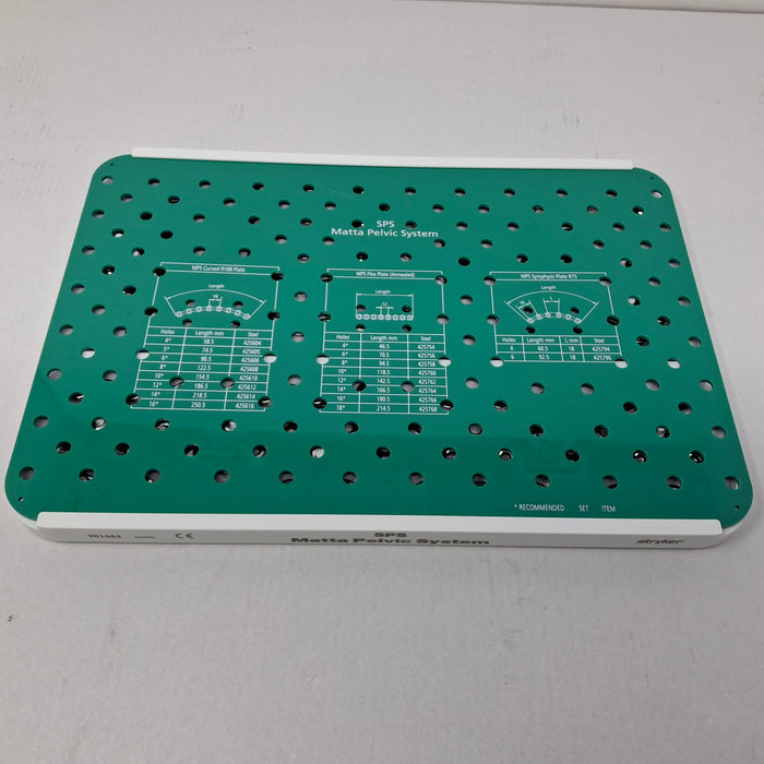 Stryker 901681 Matta Pelvic System Implant Case Plates