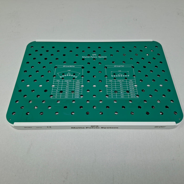 Stryker 901681 Matta Pelvic System Implant Case Plates
