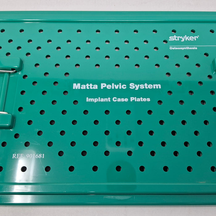 Stryker 901681 Matta Pelvic System Implant Case Plates