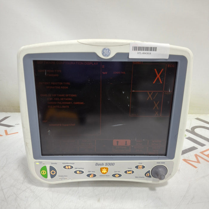 GE Healthcare Dash 5000 - GE/Nellcor SpO2 Patient Monitor
