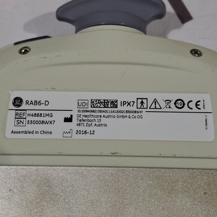 GE Healthcare RAB6-D Convex Transducer
