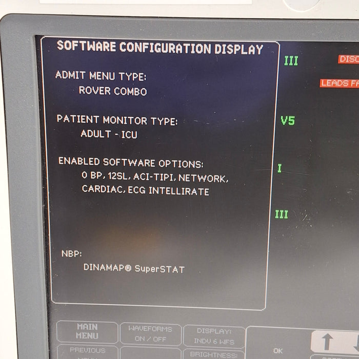 GE Healthcare Dash 4000 - GE/Nellcor SpO2 Patient Monitor