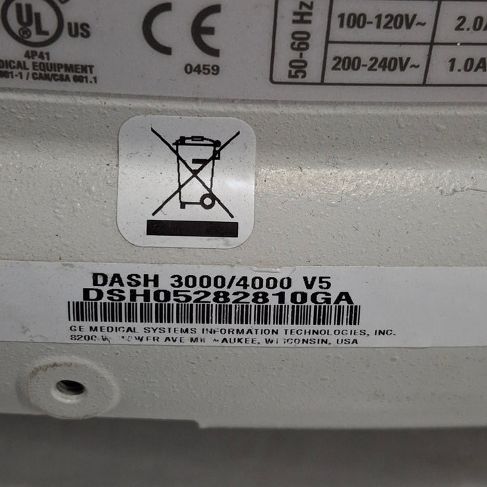 GE Healthcare Dash 4000 - GE/Nellcor SpO2 Patient Monitor