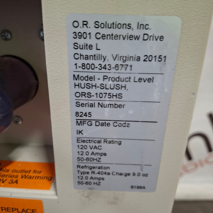 OR Solutions 1075 Hush Slush System