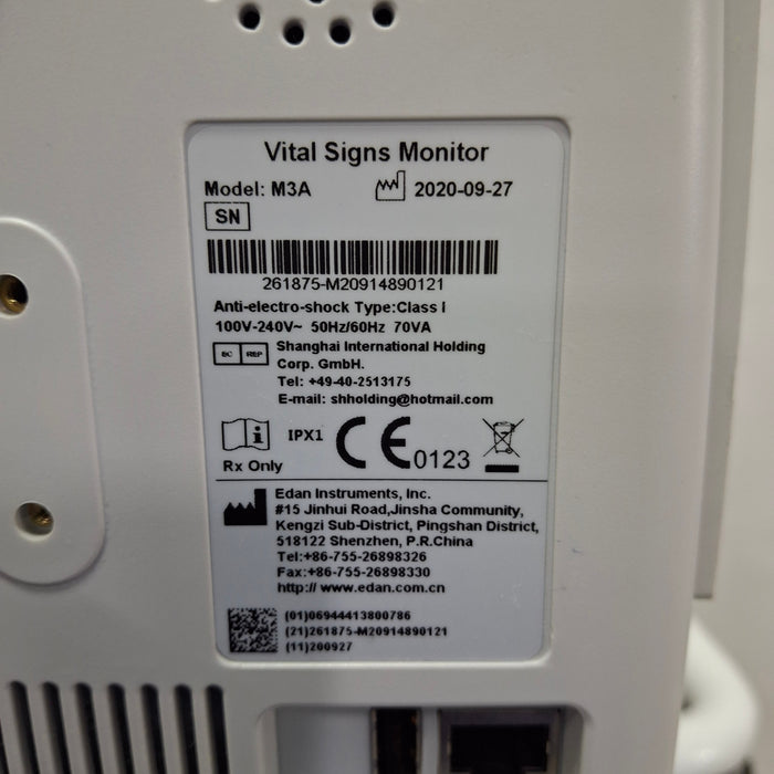 Edan M3A Vital Signs Monitor