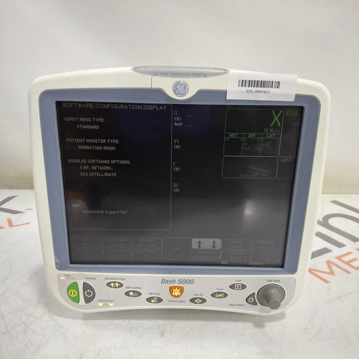 GE Healthcare Dash 5000 - GE/Nellcor SpO2 Patient Monitor
