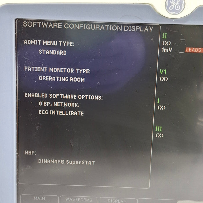 GE Healthcare Dash 5000 - GE/Nellcor SpO2 Patient Monitor