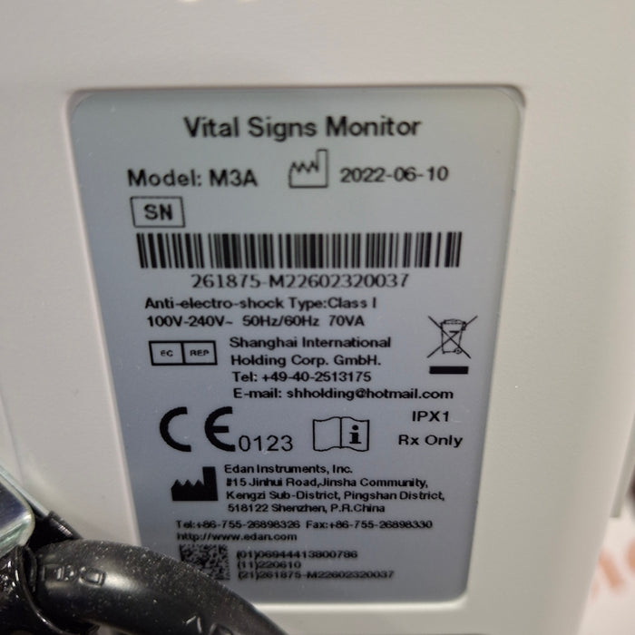 Edan M3A Vital Signs Monitor