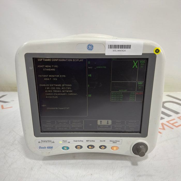 GE Healthcare GE Healthcare Dash 4000 - GE/Nellcor SpO2 Patient Monitor Patient Monitors reLink Medical