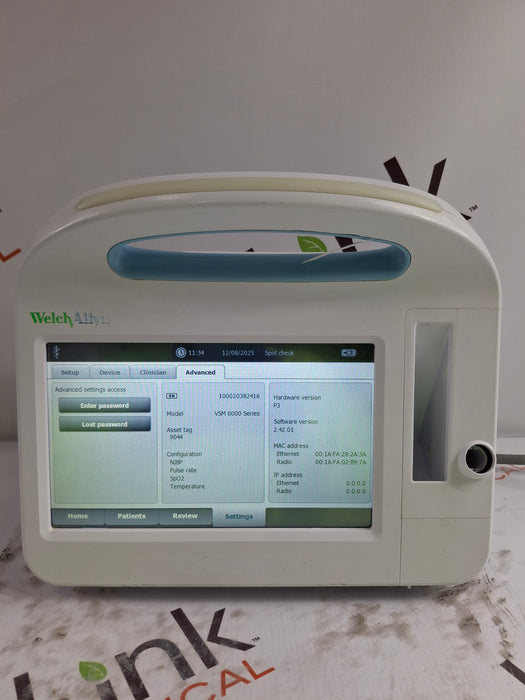 Welch Allyn Connex 6800 68MXTX - Masimo SpO2, SureTemp Vital Signs Monitor