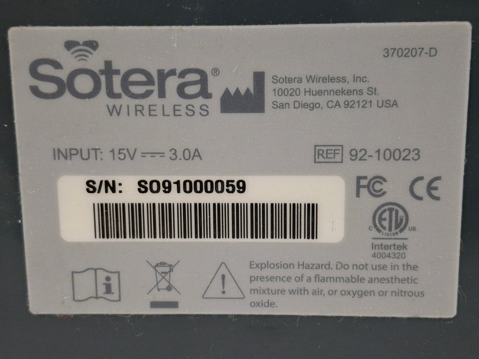 Sotera Wireless VISI Mobile 8-Position Charging Station