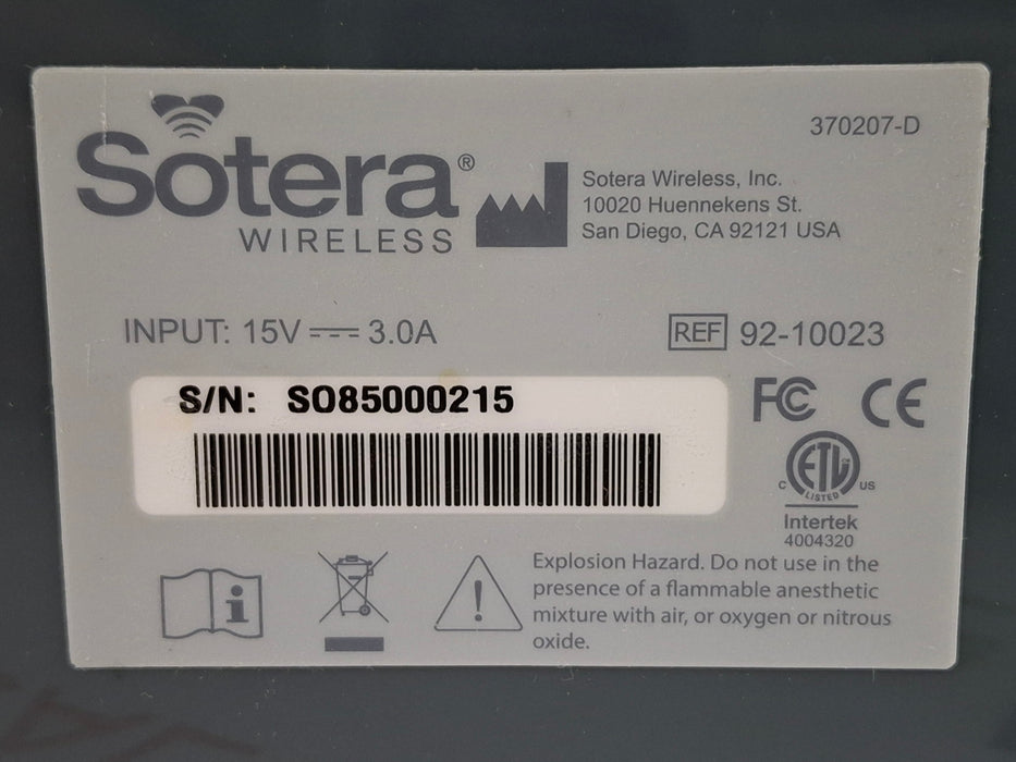 Sotera Wireless VISI Mobile 8-Position Charging Station