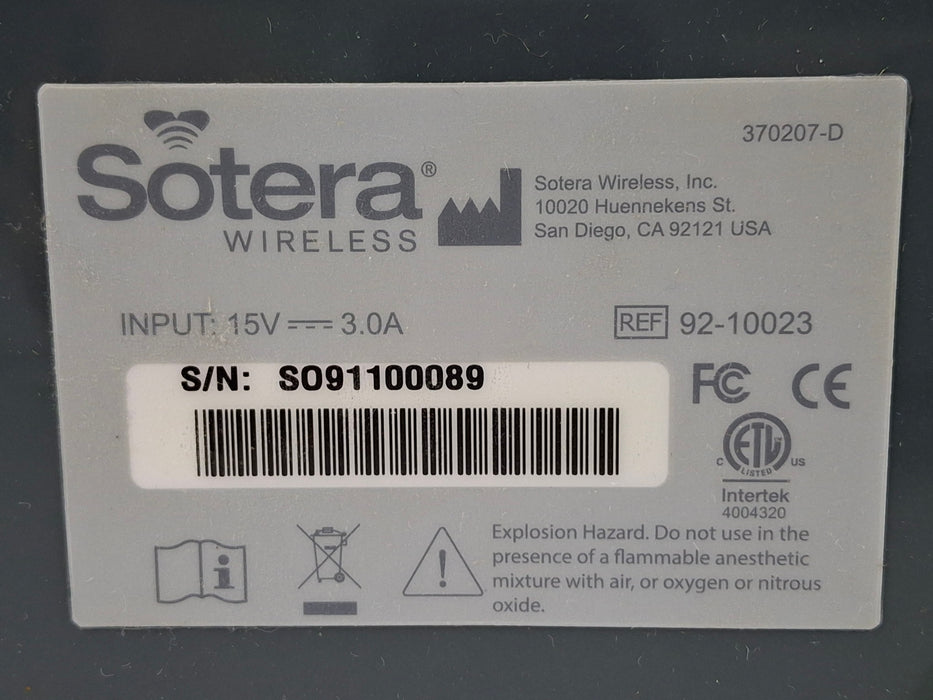 Sotera Wireless VISI Mobile 8-Position Charging Station