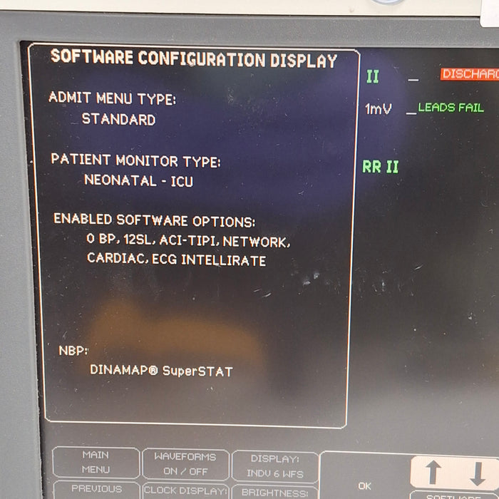 GE Healthcare Dash 4000 - GE/Nellcor SpO2 Patient Monitor