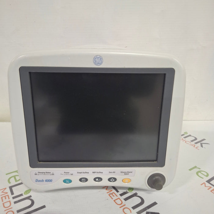 GE Healthcare Dash 4000 - Masimo SpO2 Patient Monitor