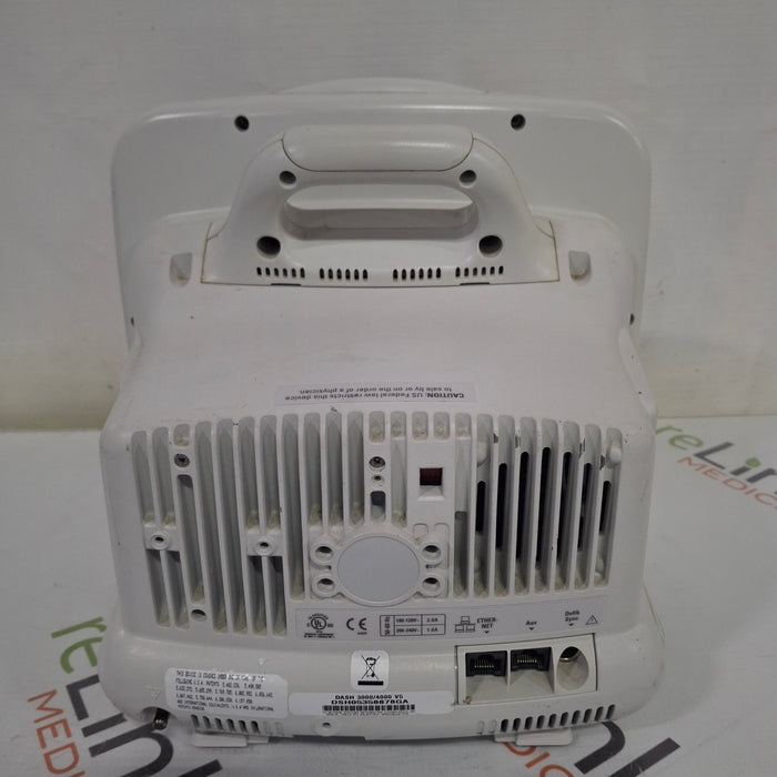 GE Healthcare Dash 4000 - Masimo SpO2 Patient Monitor
