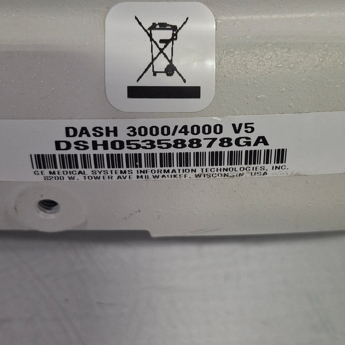 GE Healthcare Dash 4000 - Masimo SpO2 Patient Monitor