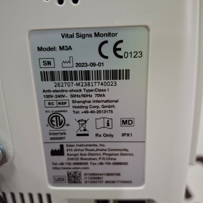 Edan M3A Vital Signs Monitor
