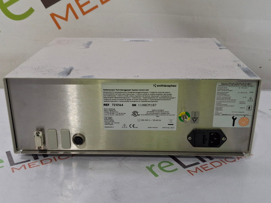 Smith & Nephew 7210164 Hysteroscopic Fluid Management System Control Unit