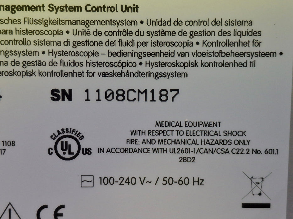 Smith & Nephew 7210164 Hysteroscopic Fluid Management System Control Unit