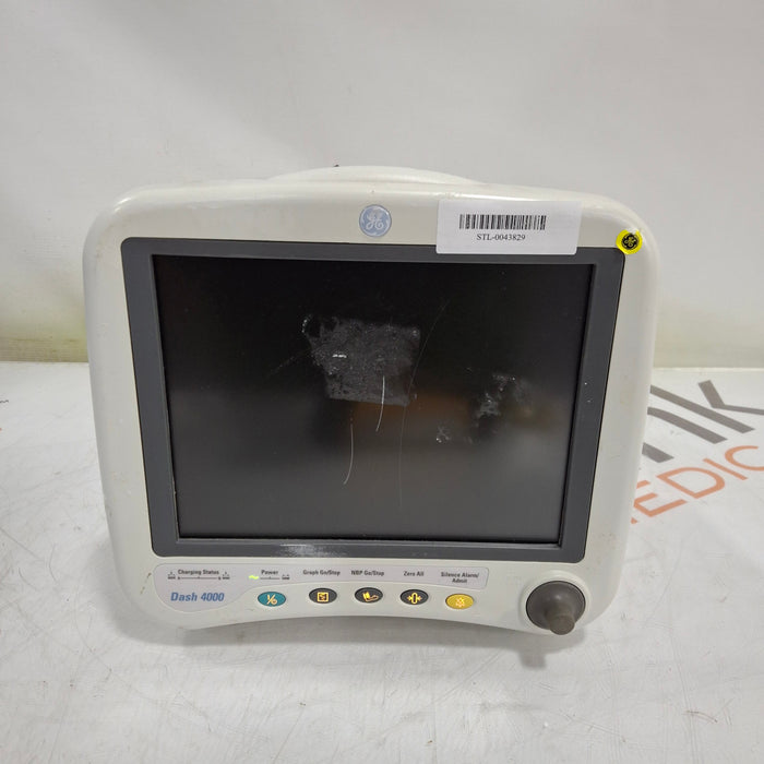 GE Healthcare Dash 4000 - GE/Nellcor SpO2 Patient Monitor