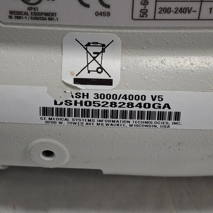 GE Healthcare Dash 4000 - GE/Nellcor SpO2 Patient Monitor