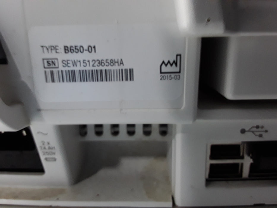 GE Healthcare Carescape B650 Patient Monitor