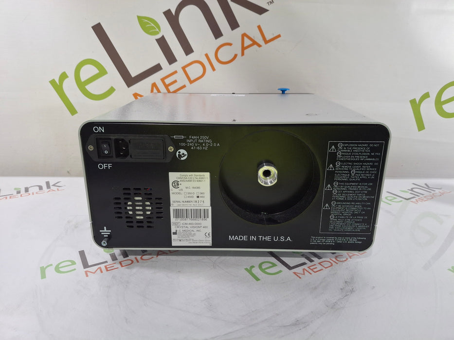 I.C. Medical, Inc. Crystal Vision 460 Smoke Evacuation System