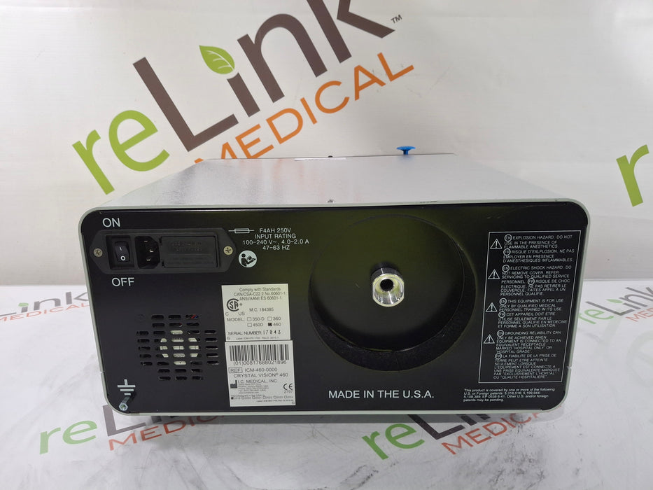 I.C. Medical, Inc. Crystal Vision 460 Smoke Evacuation System