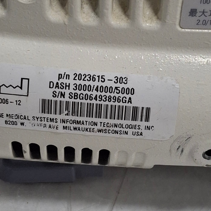 GE Healthcare Dash 5000 - GE/Nellcor SpO2 Patient Monitor