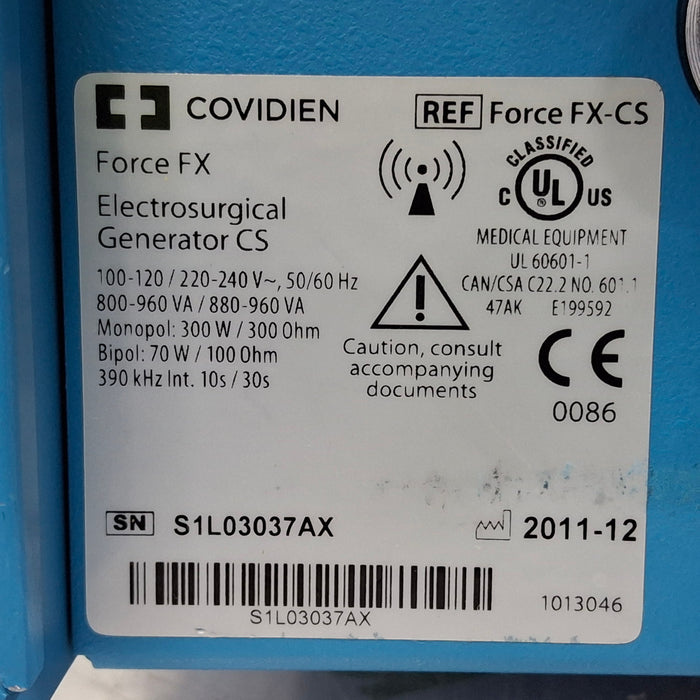 Covidien Force FX-CS Electrosurgical Unit