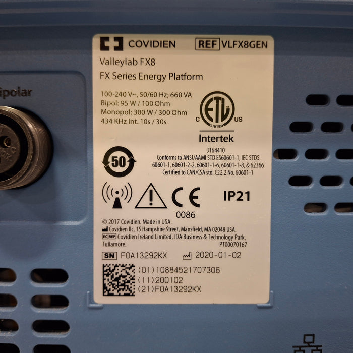 Covidien FX8 Electrosurgical Unit