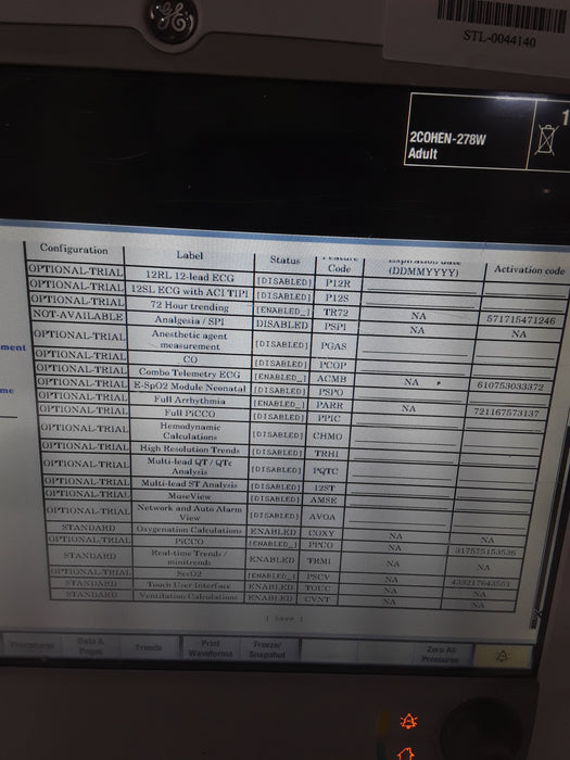 GE Healthcare Carescape B650 Patient Monitor