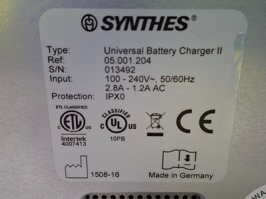 Synthes, Inc. 05.001.204 Universal Battery Charger