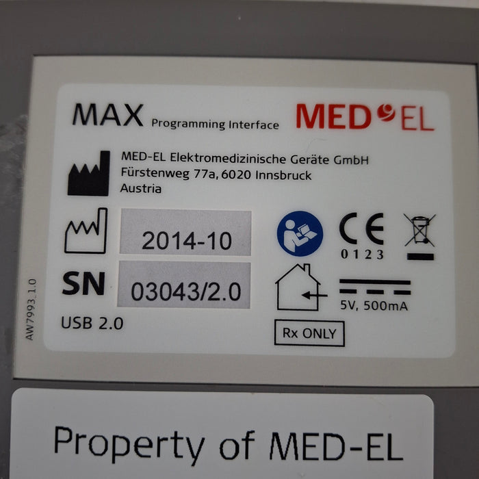 MED-EL MAX Programming Interface