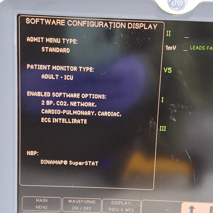 GE Healthcare Dash 5000 - GE/Nellcor SpO2 Patient Monitor