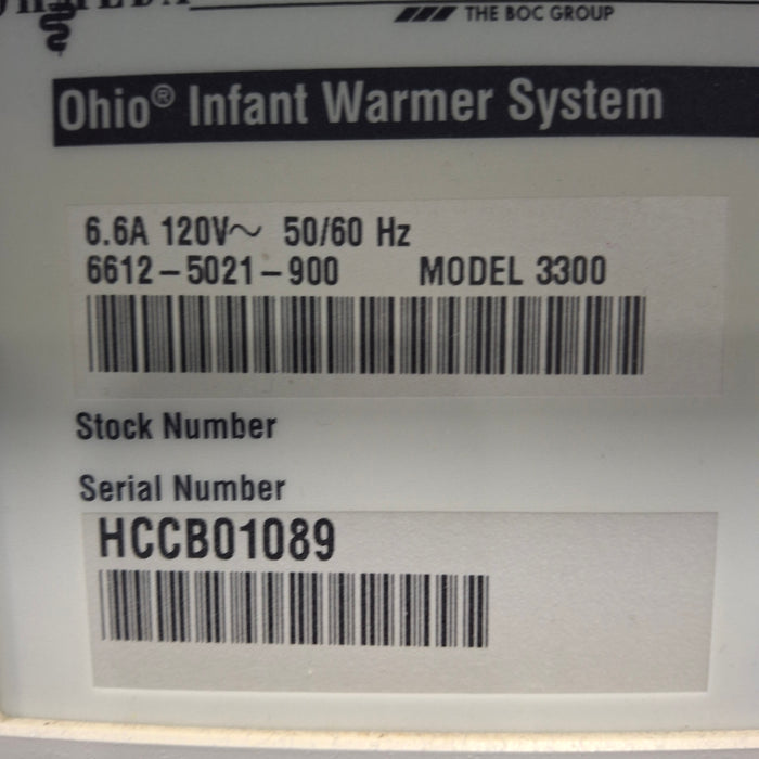 Ohmeda Medical Panda 3300 Infant Warmer