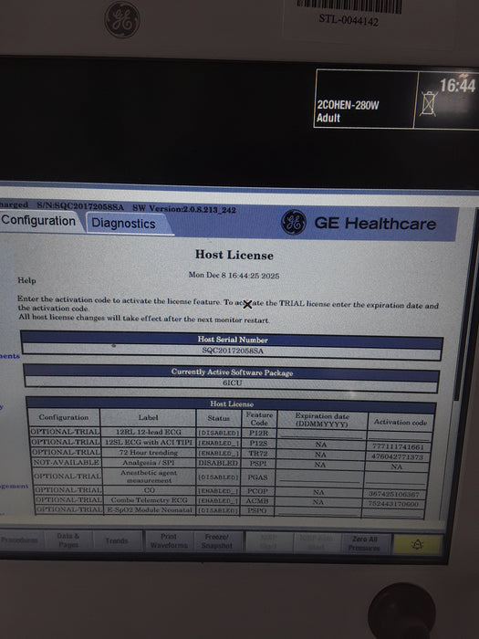 GE Healthcare Carescape B650 Patient Monitor